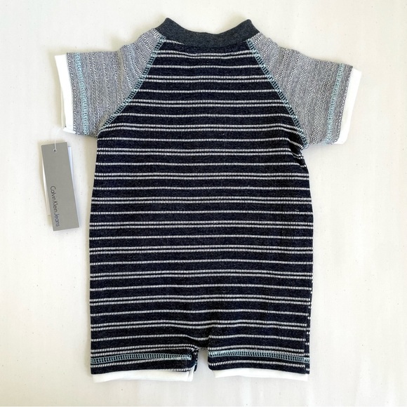 Calvin Klein Infant Boy Onesie Romper, 0-3 mos, NWT - Picture 2 of 2